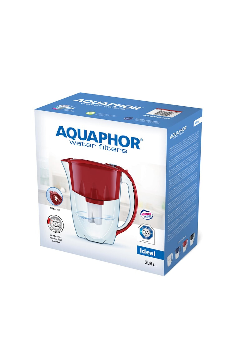 AQUAPHOR Cana filtranta Ideal cu 3 filtre rosu - Pled.ro