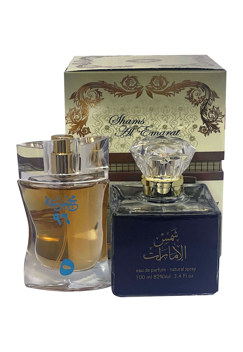 Ard Al Zaafaran Set Shams al Emarat Femei: Apa de Parfum 100 ml + Apa de Parfum 25 ml - Pled.ro