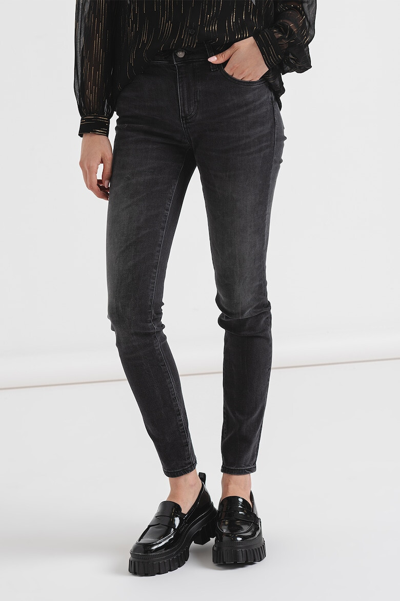 ARMANI EXCHANGE Blugi skinny crop cu talie inalta - Pled.ro