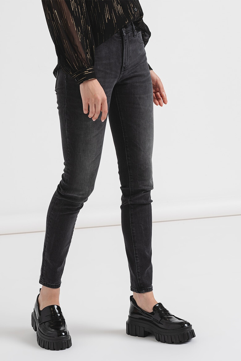 ARMANI EXCHANGE Blugi skinny crop cu talie inalta - Pled.ro