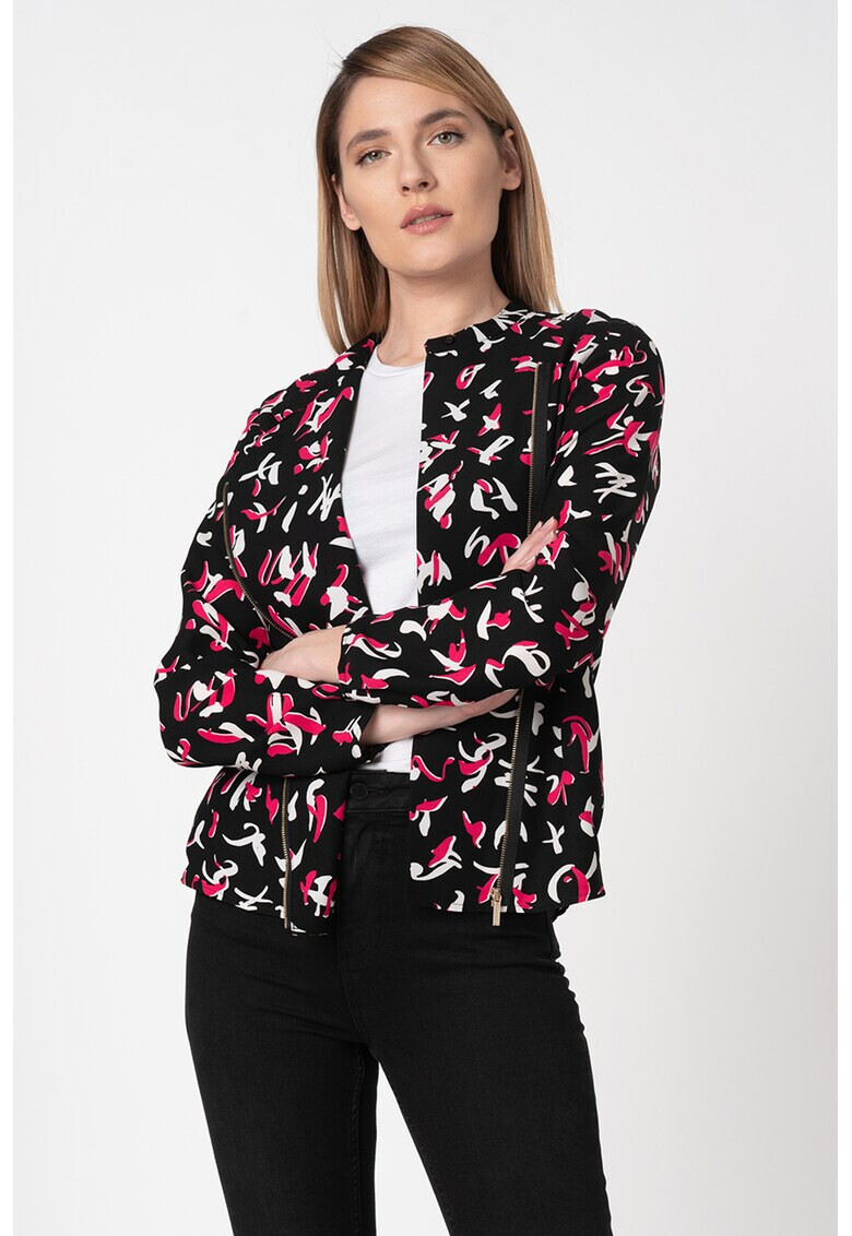 ARMANI EXCHANGE Bluza cu fermoar si model abstract - Pled.ro