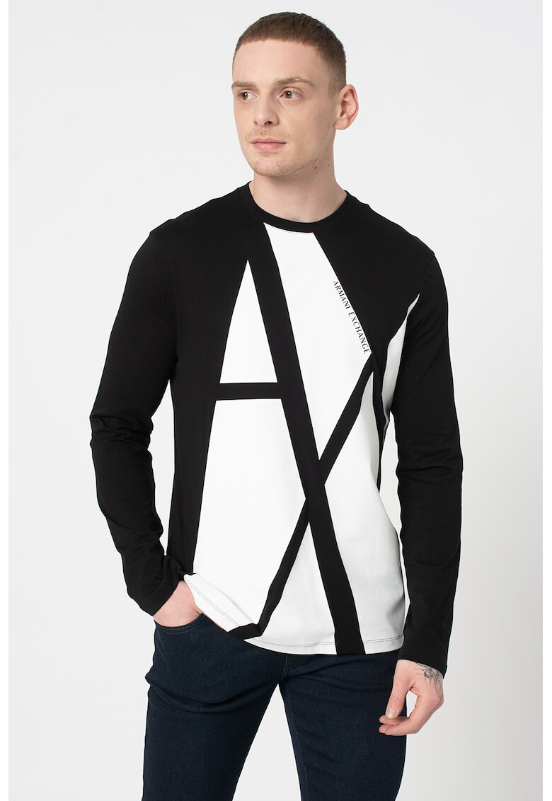 ARMANI EXCHANGE Bluza cu imprimeu logo - Pled.ro