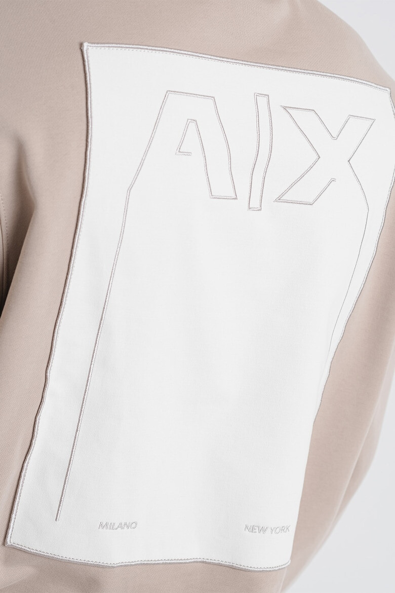 ARMANI EXCHANGE Bluza de trening cu imprimeu logo pe spate - Pled.ro