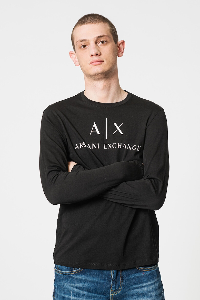 ARMANI EXCHANGE Bluza slim fit de bumbac - Pled.ro