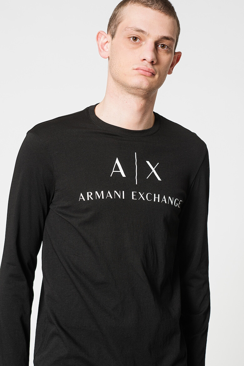 ARMANI EXCHANGE Bluza slim fit de bumbac - Pled.ro