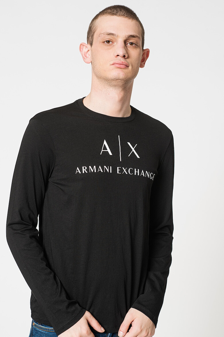 ARMANI EXCHANGE Bluza slim fit de bumbac - Pled.ro