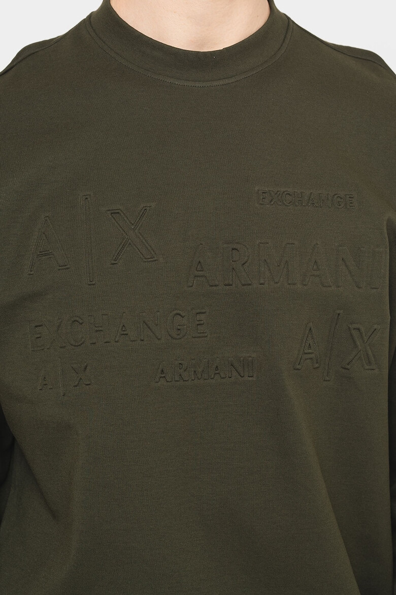 ARMANI EXCHANGE Bluza sport cu logo in relief - Pled.ro