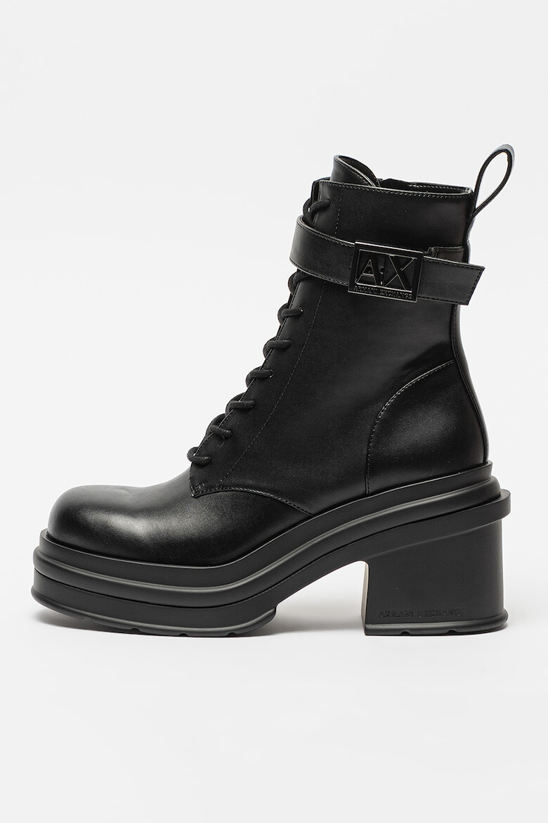 ARMANI EXCHANGE Botine cu toc masiv - Pled.ro