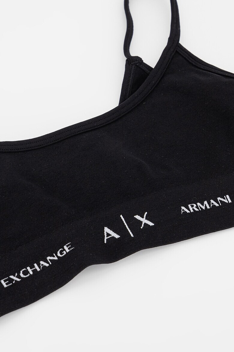 ARMANI EXCHANGE Bustiera cu banda logo - Pled.ro