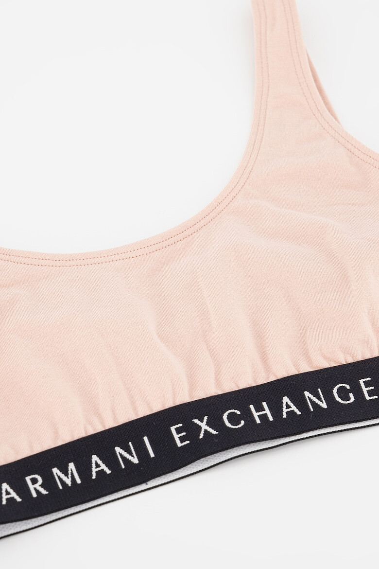 ARMANI EXCHANGE Bustiera cu banda logo - Pled.ro