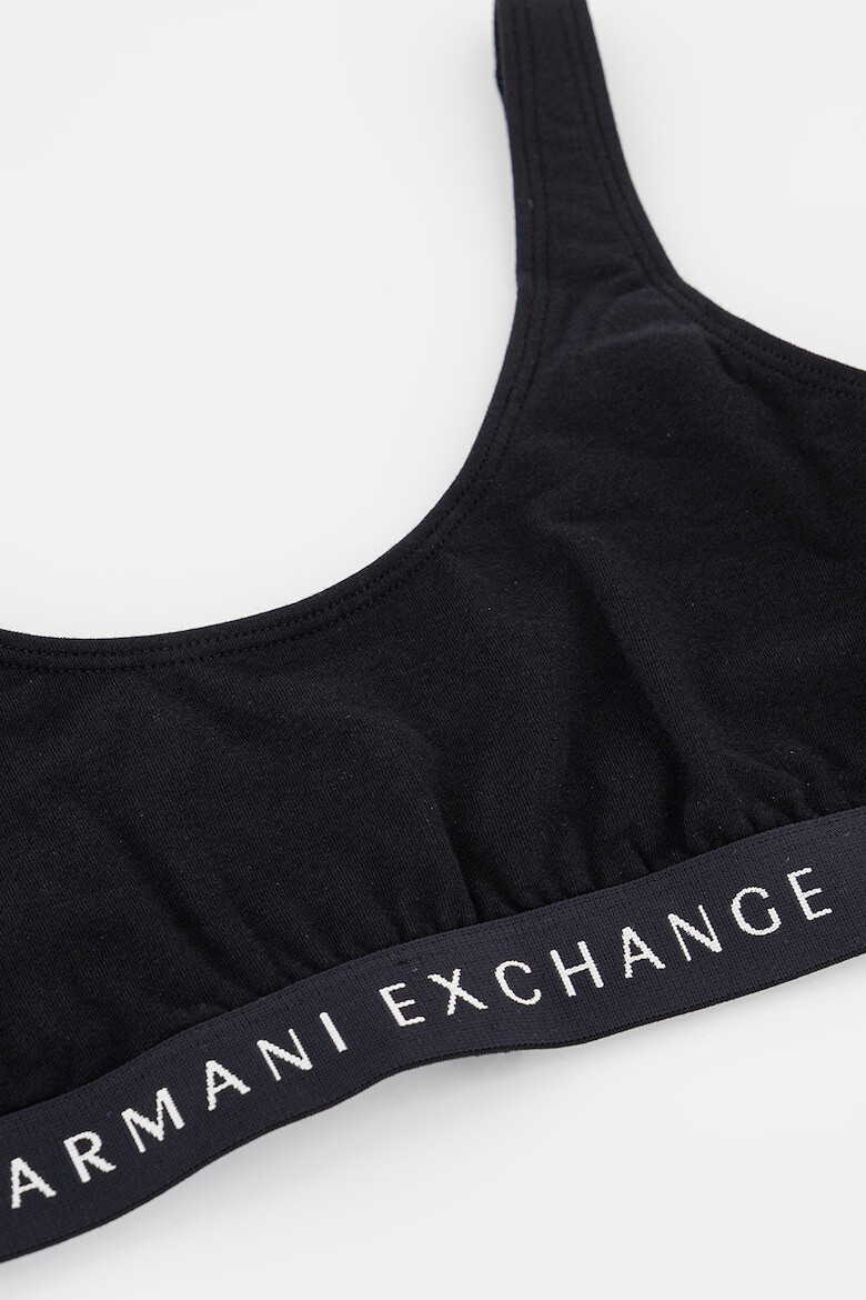 ARMANI EXCHANGE Bustiera cu banda logo - Pled.ro