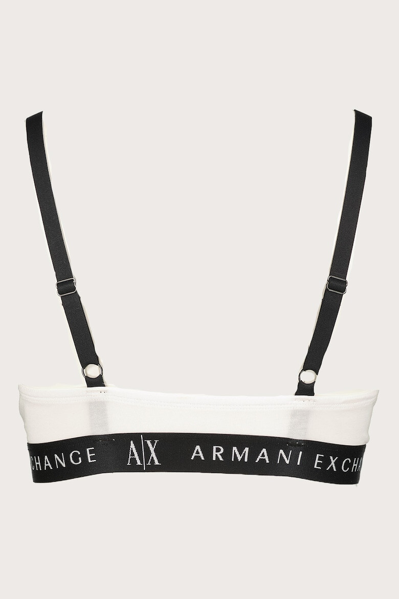 ARMANI EXCHANGE Bustiera cu burete si banda logo - Pled.ro