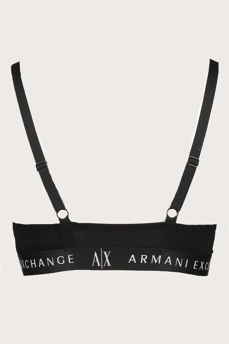 ARMANI EXCHANGE Bustiera cu burete si banda logo - Pled.ro