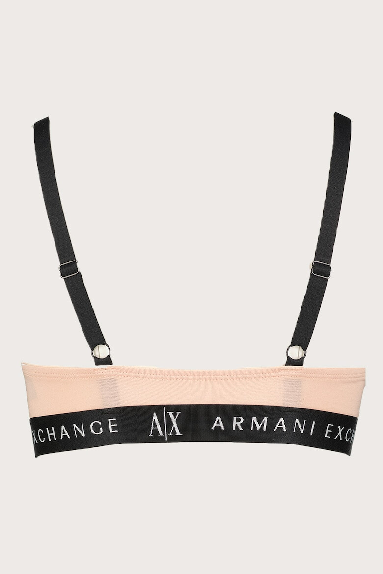 ARMANI EXCHANGE Bustiera cu burete si banda logo - Pled.ro