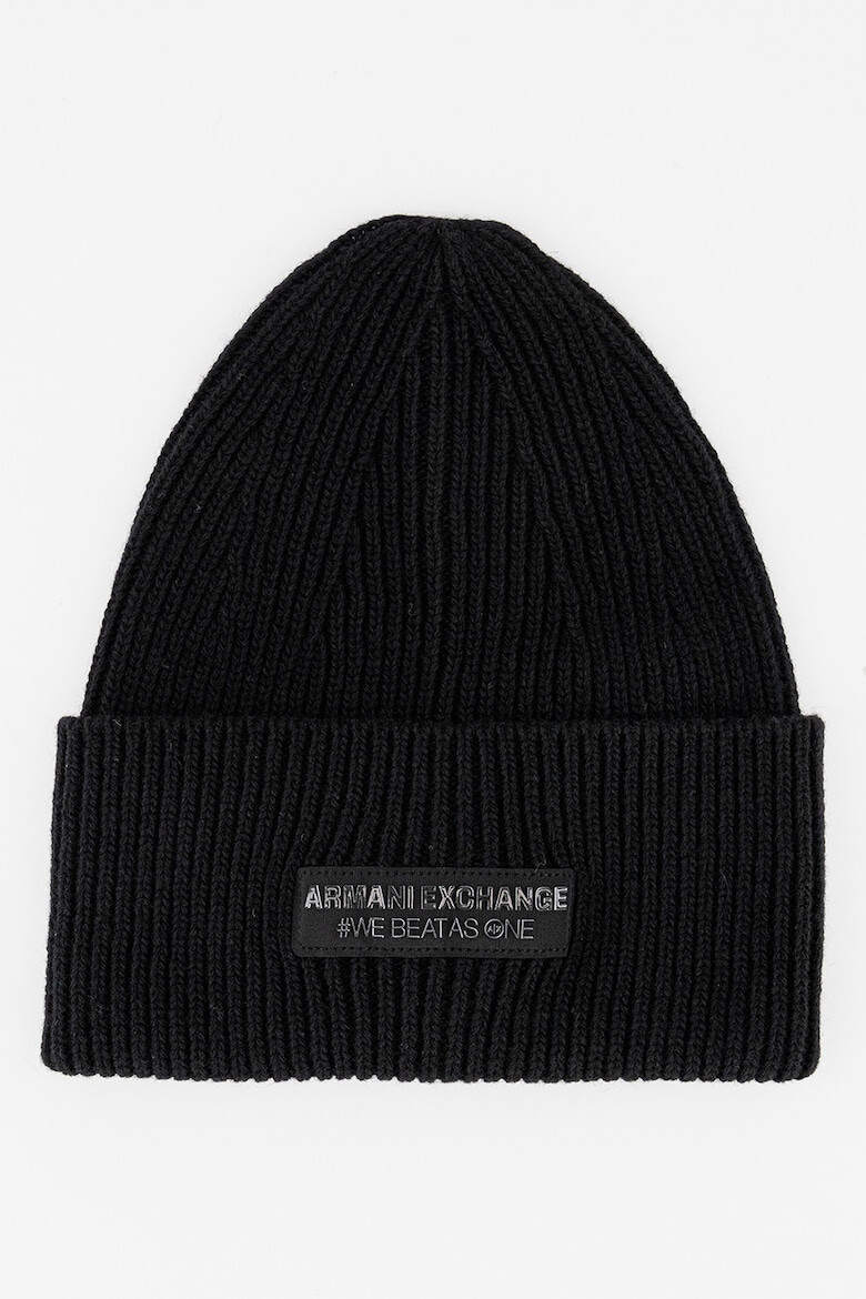 ARMANI EXCHANGE Caciula striata cu aplicatie logo - Pled.ro