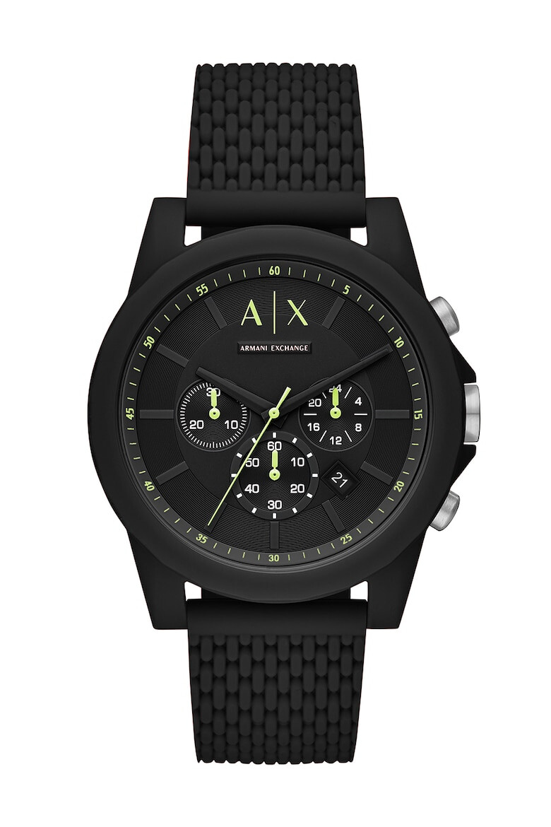 ARMANI EXCHANGE Ceas cronograf cu o curea de silicon - Pled.ro