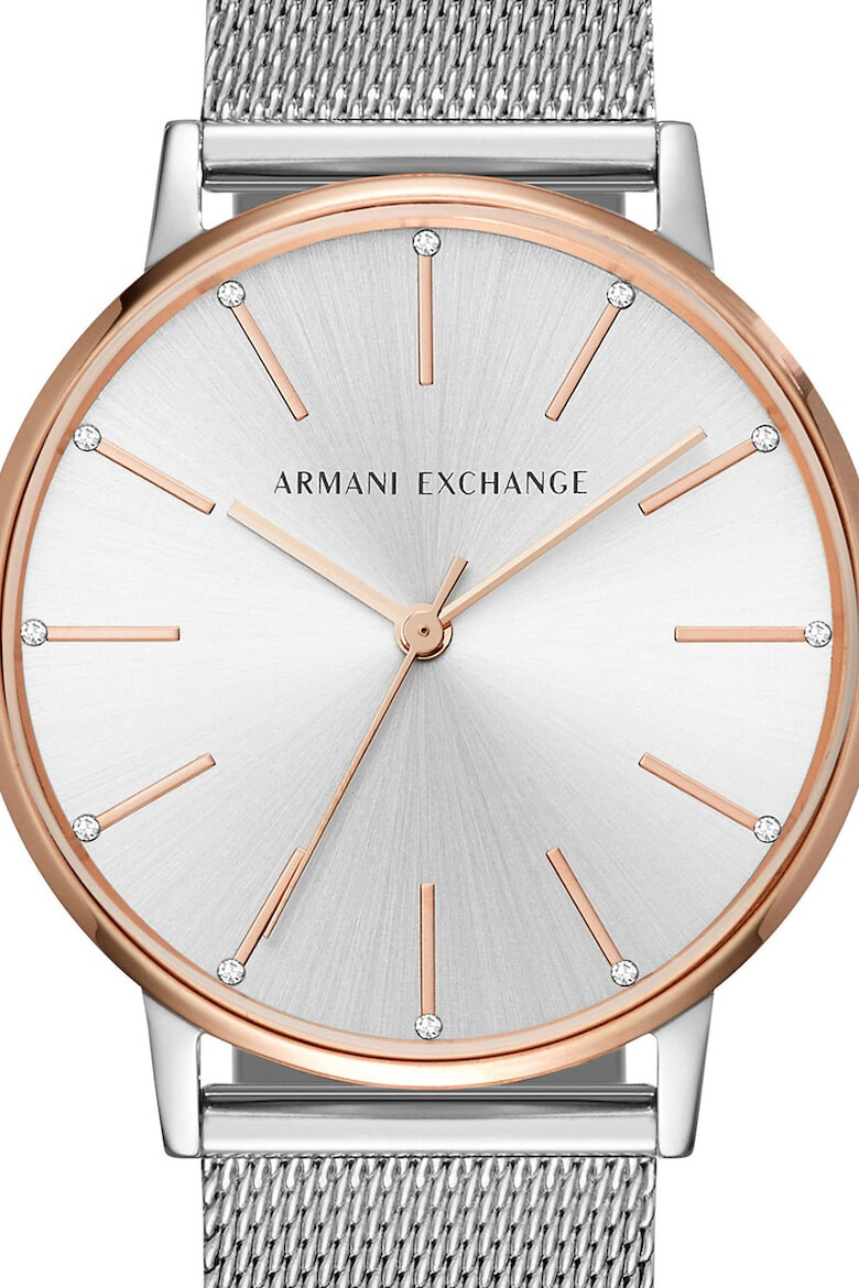 ARMANI EXCHANGE Ceas din otel inoxidabil cu bratara cu model plasa - Pled.ro