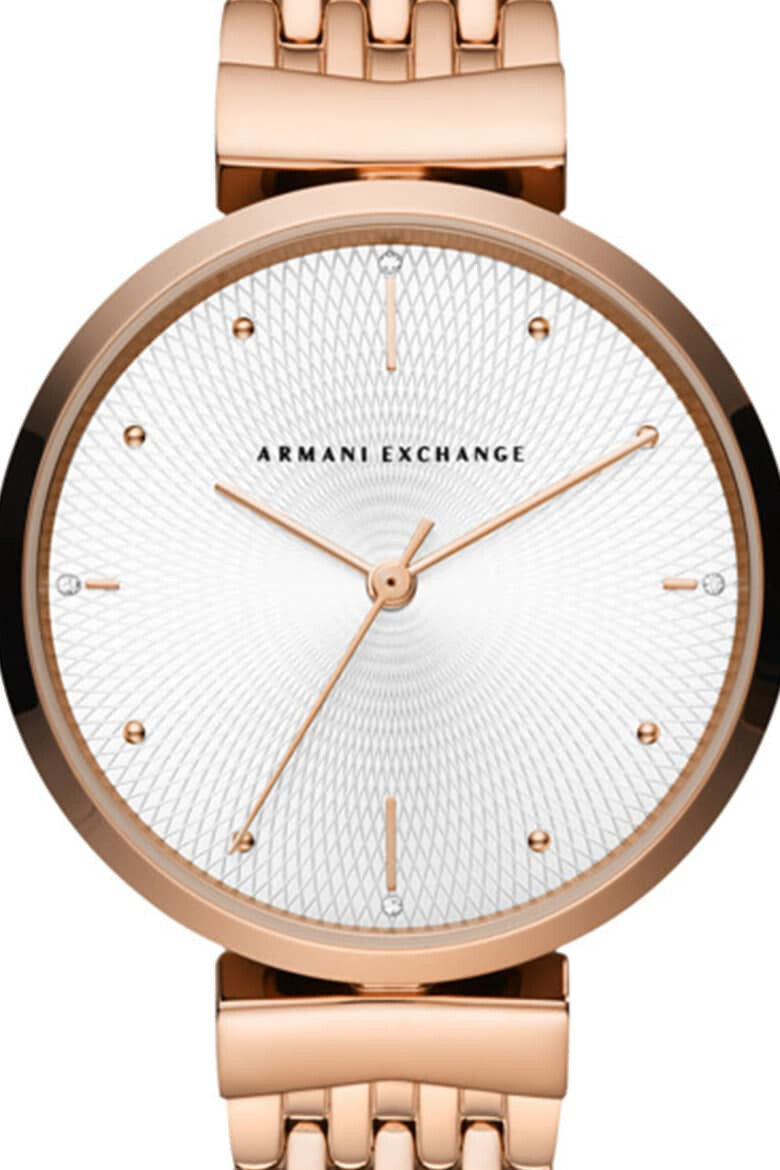 ARMANI EXCHANGE Ceas rotund cu bratara metalica - Pled.ro