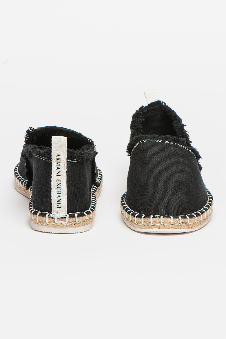 ARMANI EXCHANGE Espadrile cu franjuri si talpa plata - Pled.ro