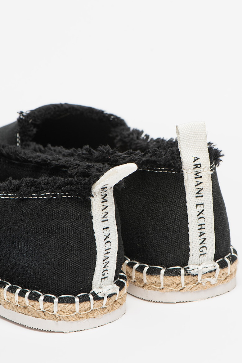 ARMANI EXCHANGE Espadrile cu franjuri si talpa plata - Pled.ro