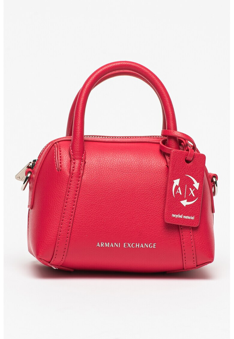 ARMANI EXCHANGE Geanta bowler mica din piele ecologica - Pled.ro