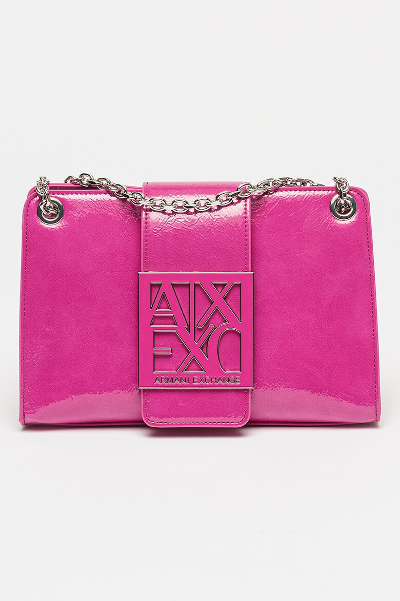 ARMANI EXCHANGE Geanta crossbody cu aspect peliculizat - Pled.ro