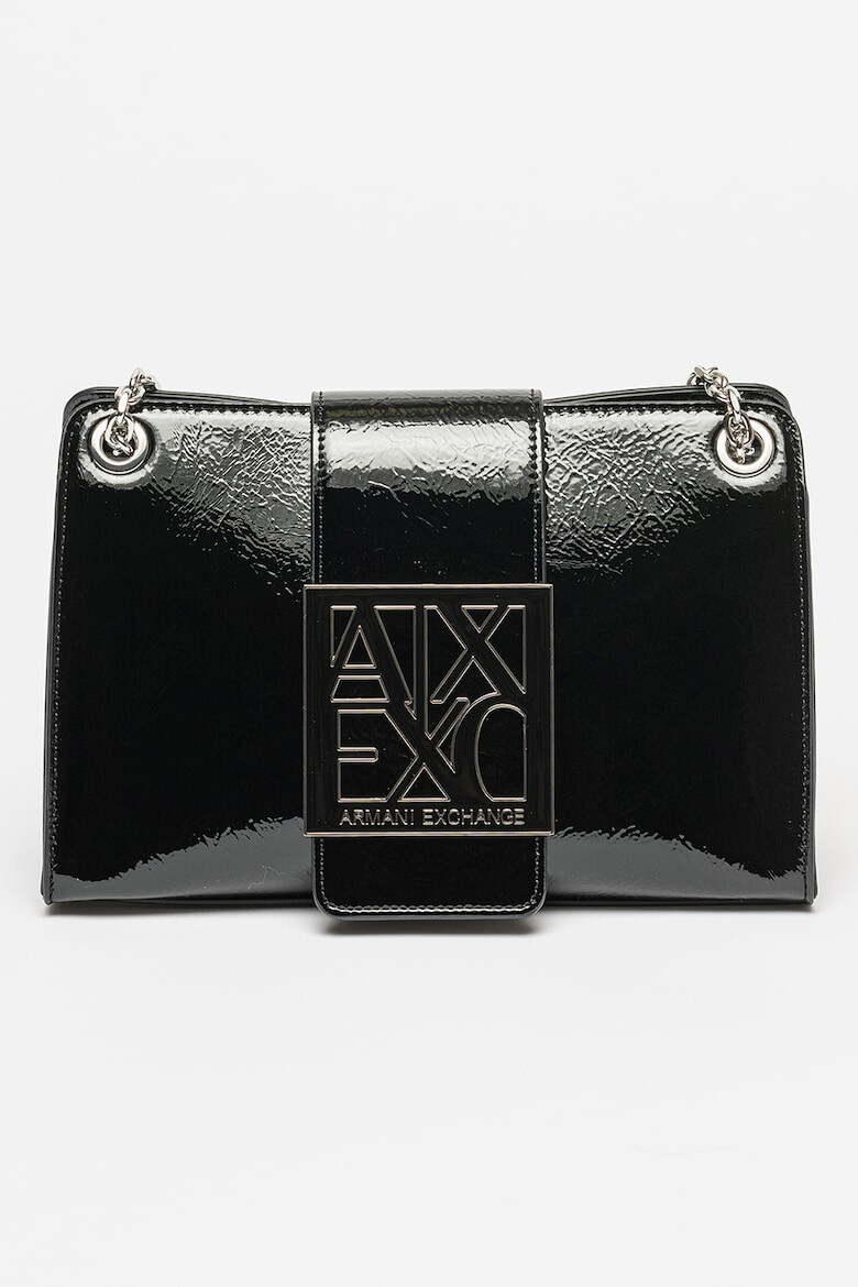 ARMANI EXCHANGE Geanta crossbody cu aspect peliculizat - Pled.ro