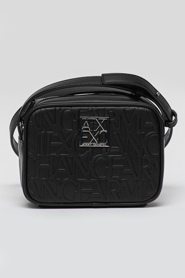 ARMANI EXCHANGE Geanta crossbody cu model logo in relief - Pled.ro