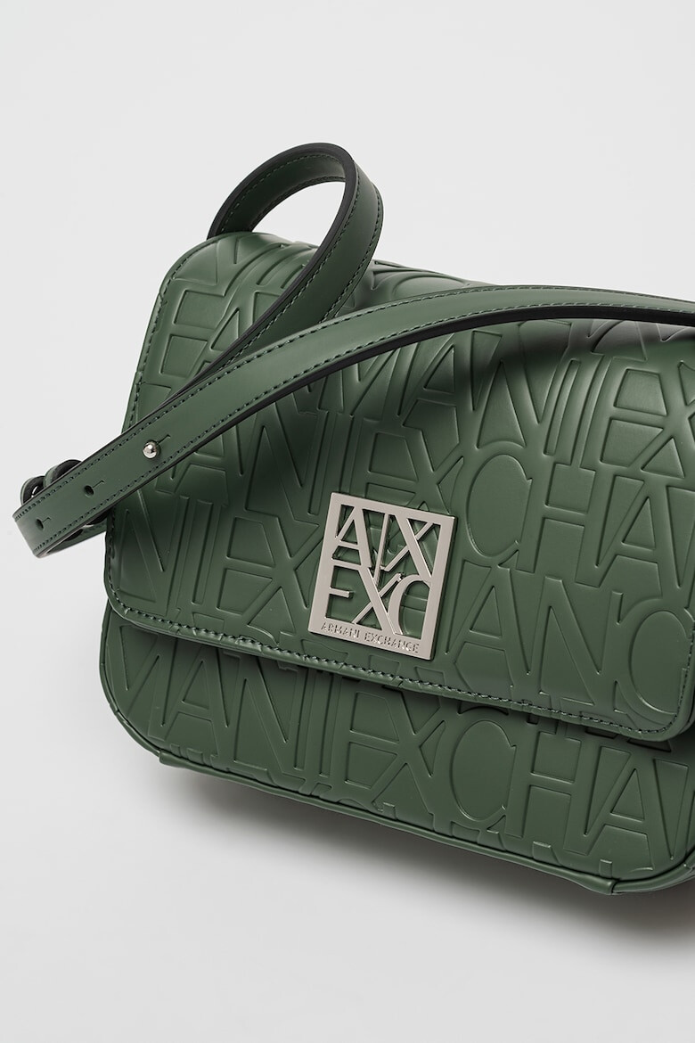 ARMANI EXCHANGE Geanta crossbody cu model logo in relief - Pled.ro