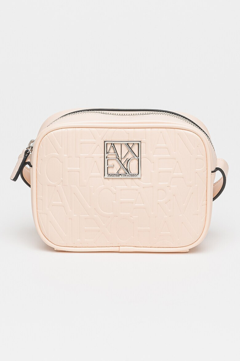 ARMANI EXCHANGE Geanta crossbody de piele ecologica cu detalii logo in relief - Pled.ro