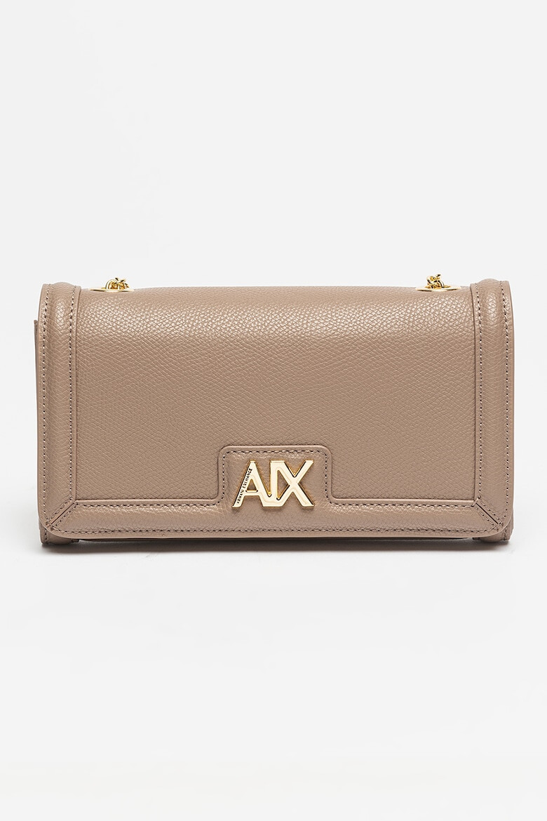 ARMANI EXCHANGE Geanta crossbody de piele ecologica cu logo metalic - Pled.ro