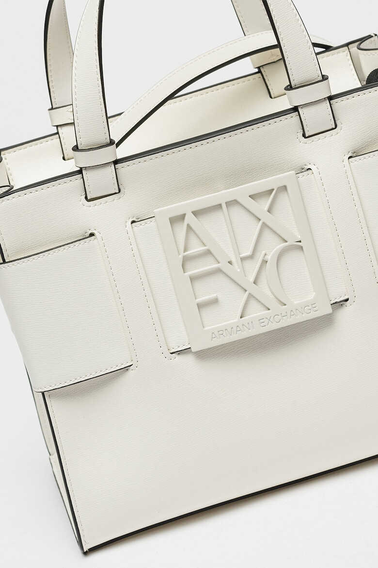 ARMANI EXCHANGE Geanta crossbody din piele ecologica cu aplicatie logo - Pled.ro