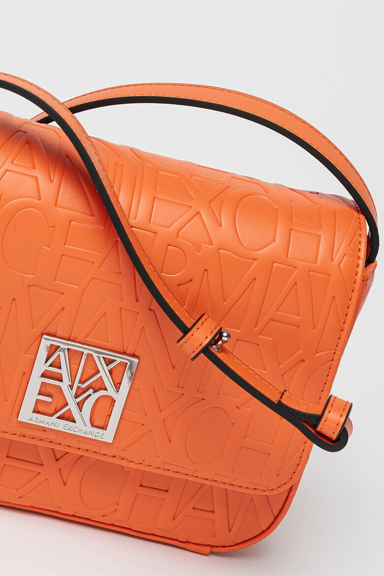 ARMANI EXCHANGE Geanta crossbody din piele ecologica cu logo in relief - Pled.ro