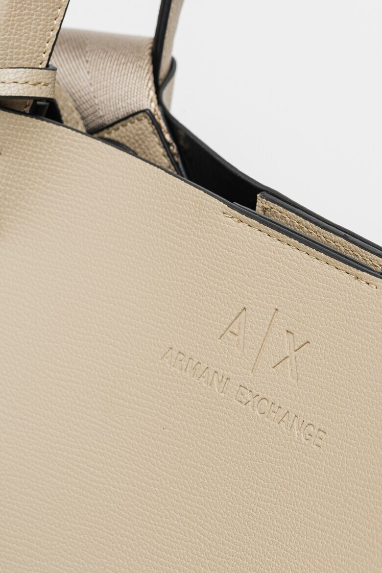 ARMANI EXCHANGE Geanta din piele ecologica cu bareta de umar - Pled.ro