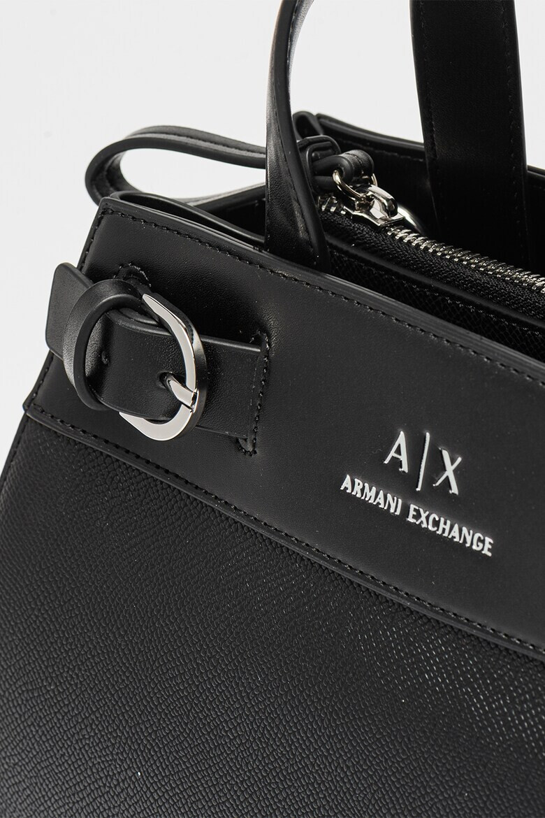 ARMANI EXCHANGE Geanta din piele ecologica cu maner si bareta detasabila - Pled.ro