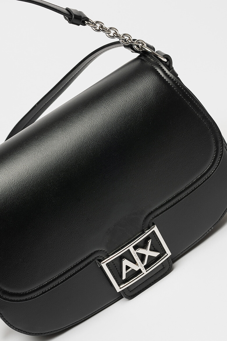 ARMANI EXCHANGE Geanta din piele ecologica cu maner si clapa - Pled.ro