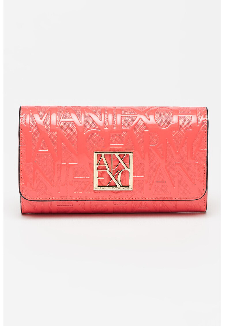 ARMANI EXCHANGE Geanta plic din piele ecologica cu logo in relief - Pled.ro