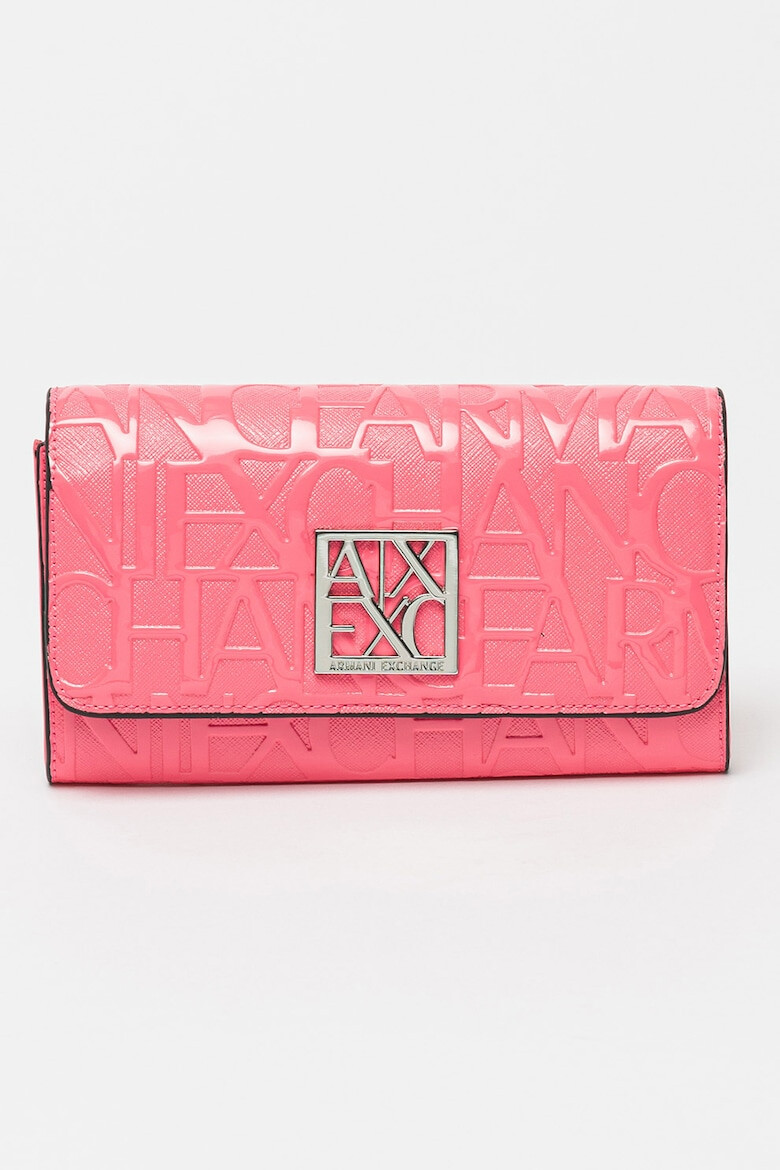 ARMANI EXCHANGE Geanta plic din piele ecologica cu logo in relief - Pled.ro