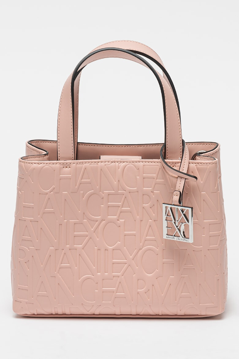 ARMANI EXCHANGE Geanta shopper mica cu model logo in relief - Pled.ro