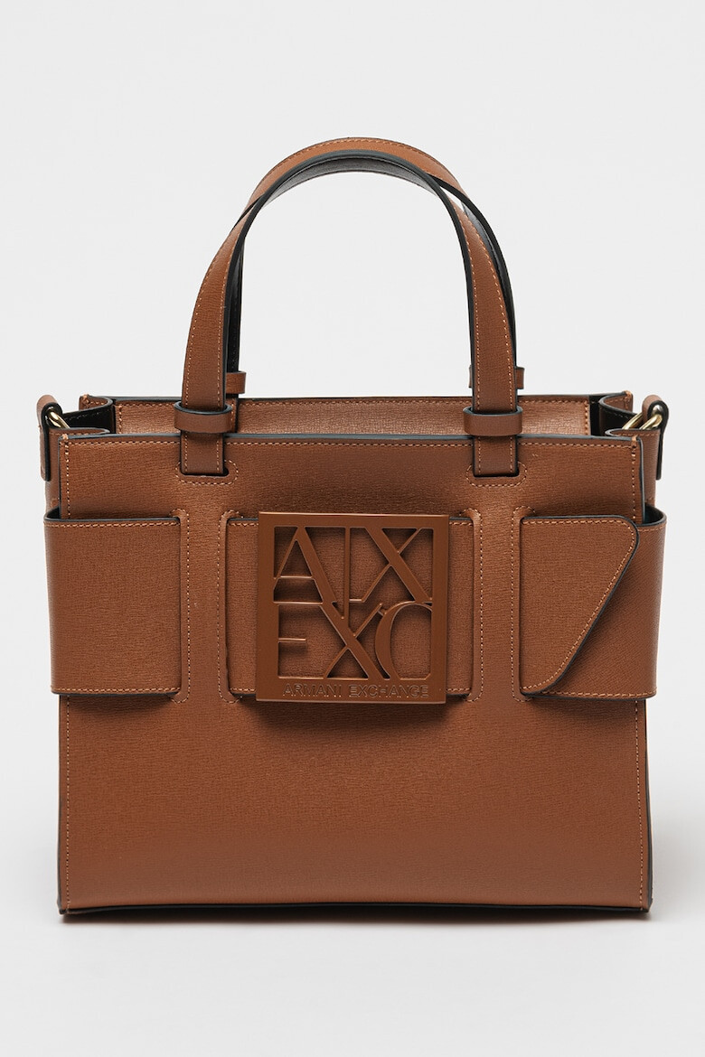 ARMANI EXCHANGE Geanta tote cu aplicatie logo Medium - Pled.ro