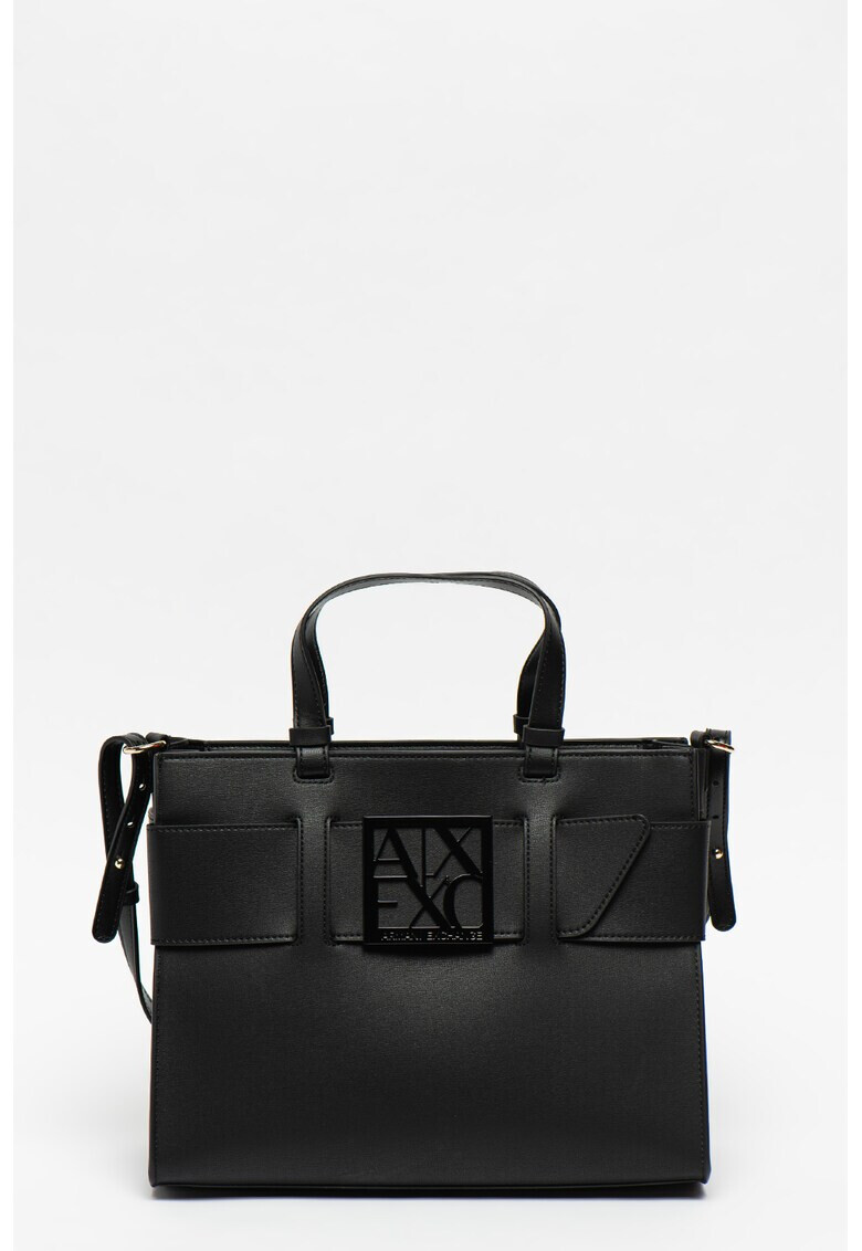 ARMANI EXCHANGE Geanta tote de piele ecologica cu logo - Pled.ro