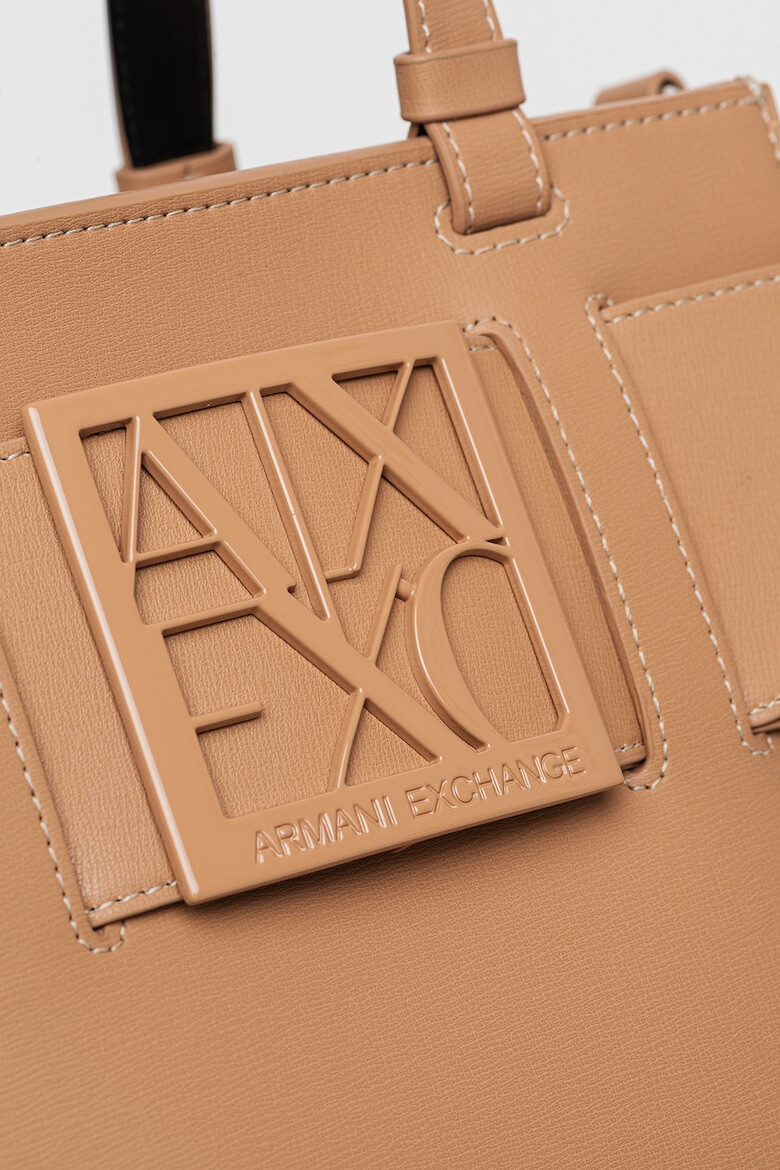 ARMANI EXCHANGE Geanta tote din piele ecologica cu logo - Pled.ro