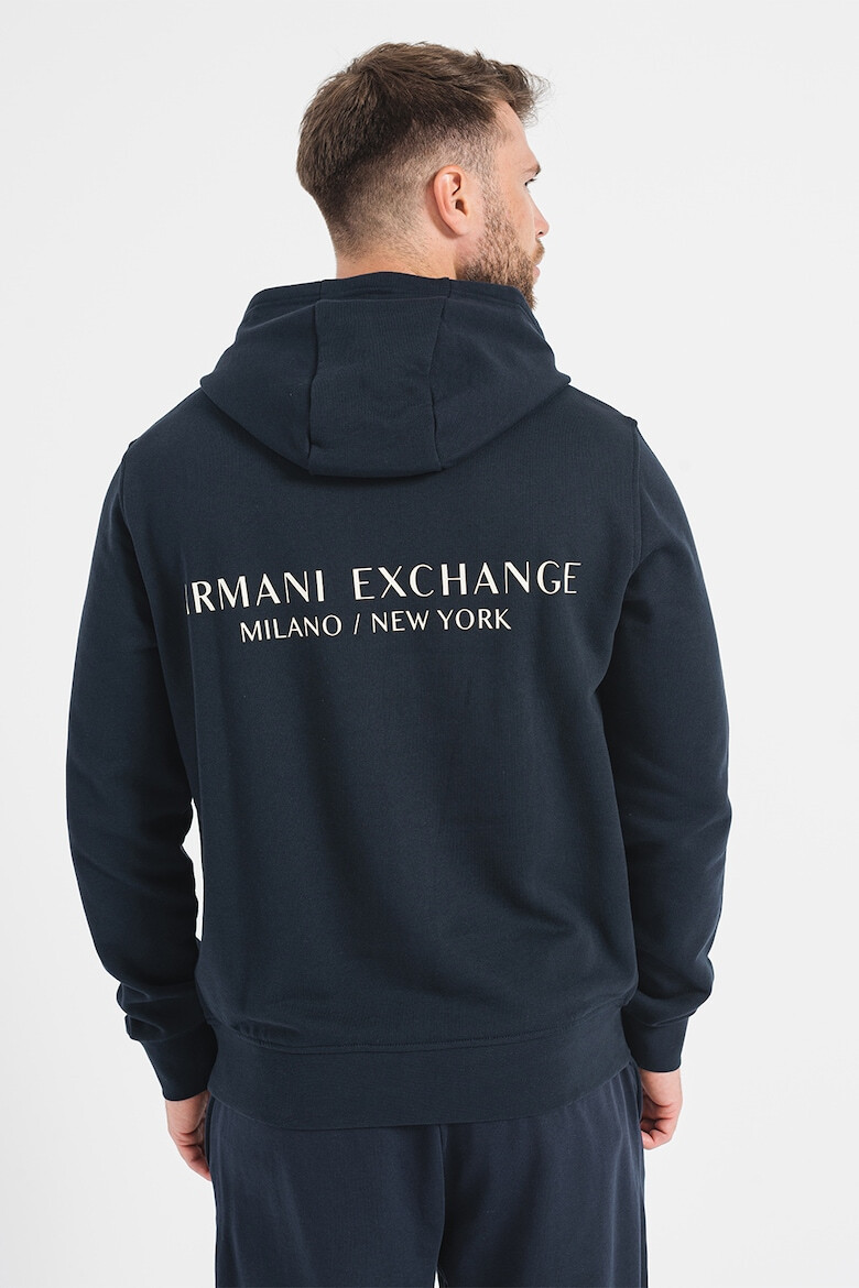 ARMANI EXCHANGE Hanorac de bumbac cu imprimeu logo - Pled.ro