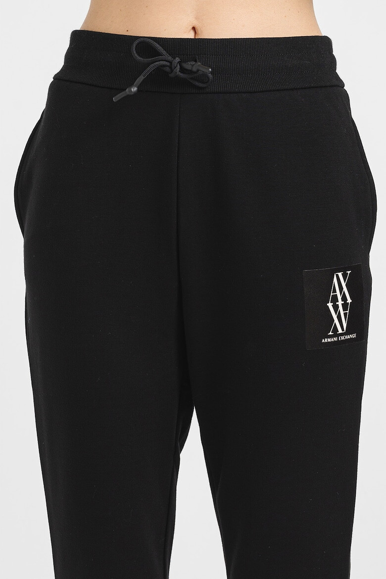 ARMANI EXCHANGE Pantaloni de trening conici cu imprimeu monograma - Pled.ro