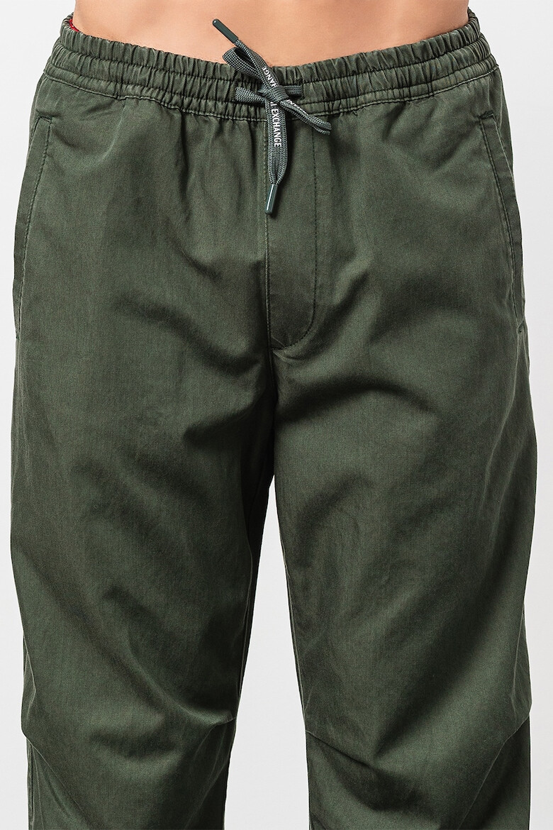 ARMANI EXCHANGE Pantaloni din amestec de lyocell cu snur in talie - Pled.ro