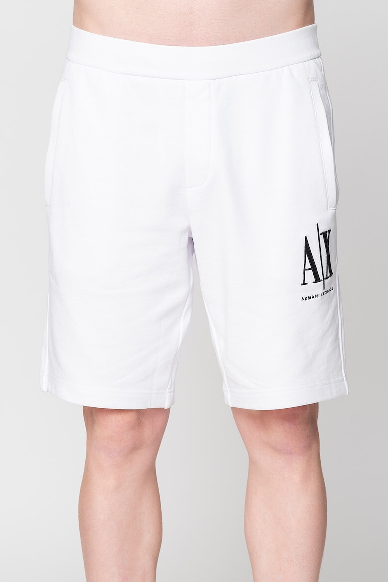 ARMANI EXCHANGE Pantaloni scurti de bumbac cu imprimeu logo - Pled.ro