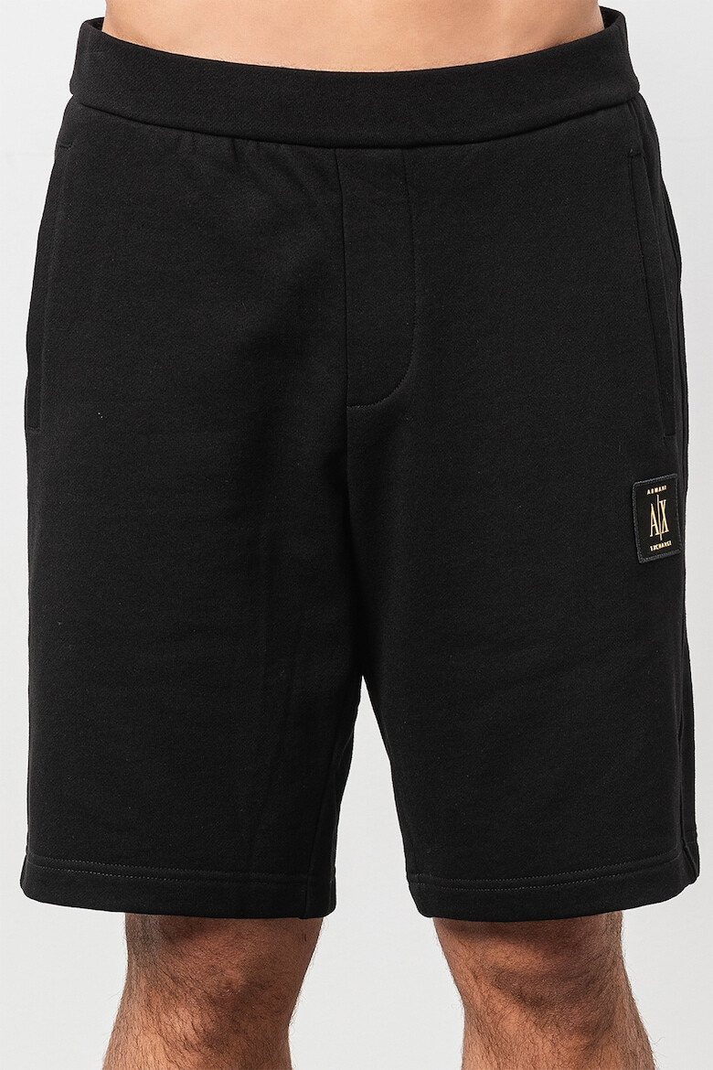 ARMANI EXCHANGE Pantaloni scurti de bumbac cu imprimeu logo - Pled.ro