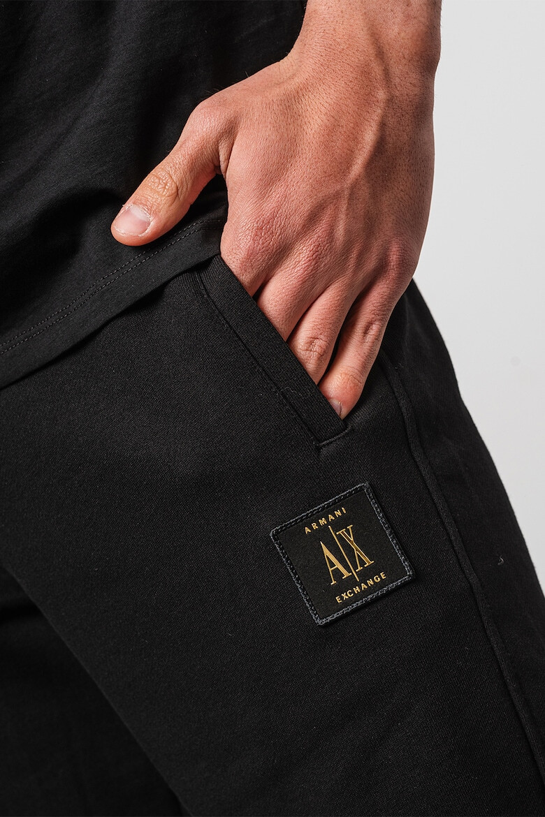 ARMANI EXCHANGE Pantaloni scurti de bumbac cu imprimeu logo - Pled.ro