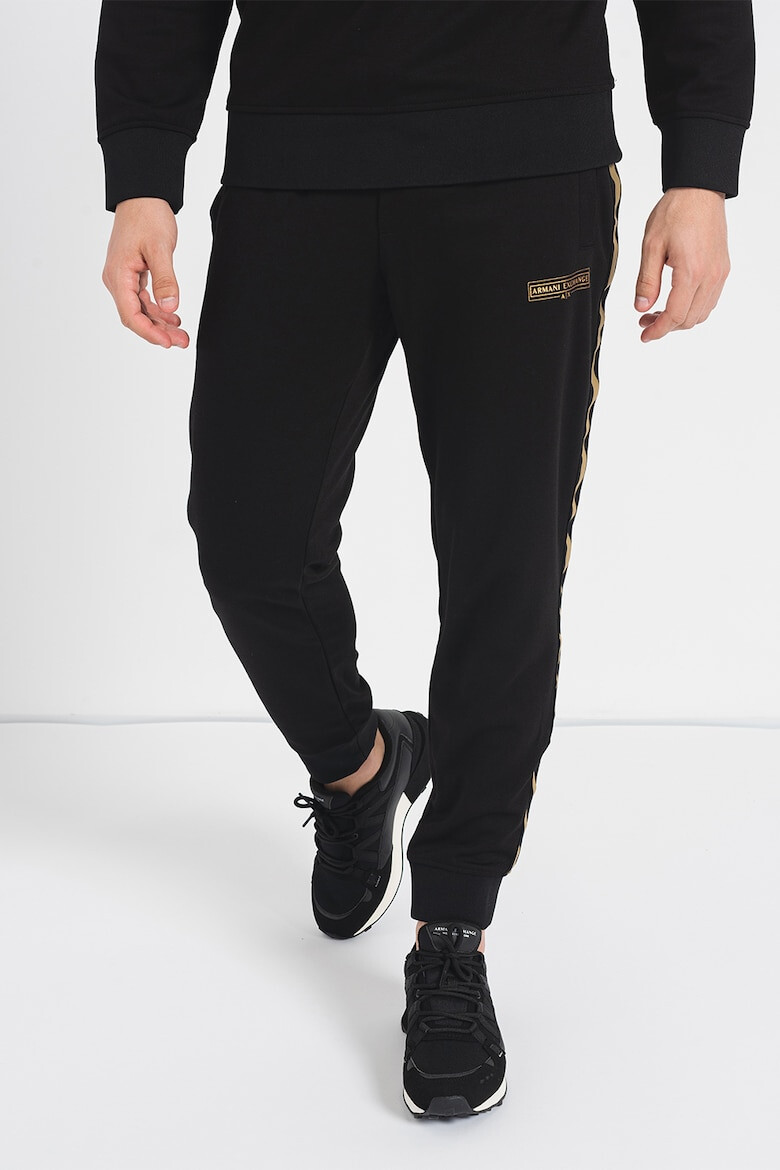 ARMANI EXCHANGE Pantaloni sport cu benzi laterale contrastante - Pled.ro