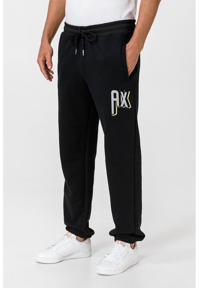 ARMANI EXCHANGE Pantaloni sport cu imprimeu logo discret - Pled.ro